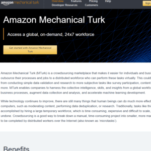 Amazon Mechanical Turk - mturk.com