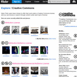 flickr Creative Commons - flickr.comcreativecommons