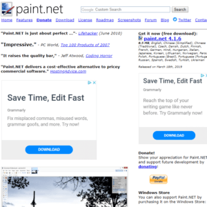 paint.net - getpaint.net