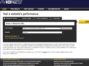 WebPageTest - webpagetest.org