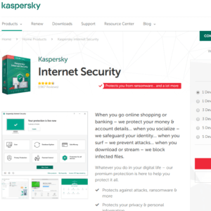 Kaspersky - kaspersky.cominternet-security