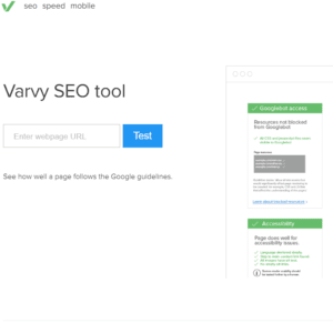 Varvy SEO tool - varvy.com