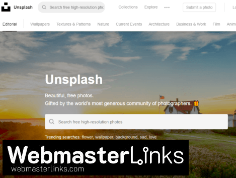 Unsplash - unsplash.com