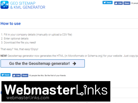 Geositemap generator - geositemapgenerator.com