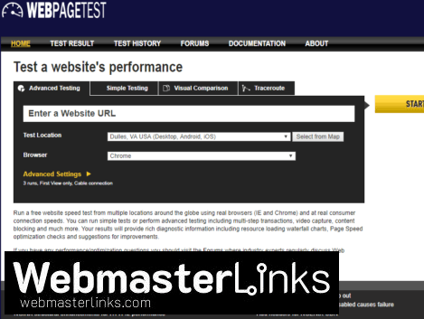 WebPageTest - webpagetest.org